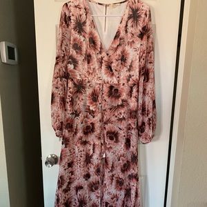 Long sleeve dress with shorts underneath